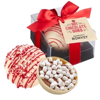 Mega white chocolate peppermint bomb with hang tag. Our bombs... from ASI...