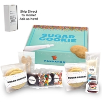Large sugar cookie decorating kit includes 12 sugar cookies and...