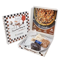 This dessert pizza kit includes: pizza dough mix, s'mores ingredients and......