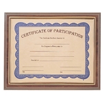 Cherry Finish Slide-in Plaque w/ 8.5" x 11" Frame