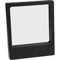 4.25" x 5" plastic display box with custom engraved plate.... from ASI 92531...