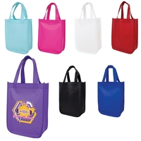This quality matte laminated tote bag provides extra strength to help... from...