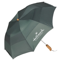 Vented folding umbrella with automatic opening, 43" arc, fiberglass ribs,...