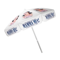 Digital Print Domestic Vinyl Patio / Cafe Umbrella