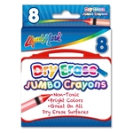 8 Pack Jumbo Dry Erase Crayons
