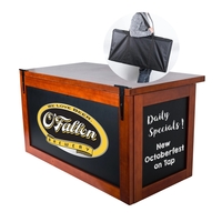 35.5" x 17" x 18" collapsible wooden jockey box cover with... from ASI 76730...