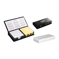 Pvc Blackdesk Caddy With Yellow Sticky Notes And Plain Paper and... from ASI...