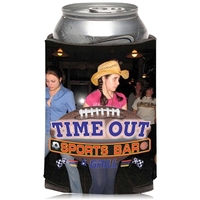 Collapsible can cooler with full color customization; fits 12 ounce cans.......