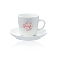 7.5 oz. ceramic mug and saucer set with customization.... from ASI 39552 BEL...