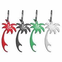 Coconut Tree Shaped Bottle Opener Keychain Key Holder, Palm Tree... from ASI...