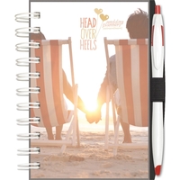 4" x 6" jotter with semi-transparent natural poly front cover, full... from...