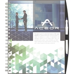 ClearView - Large Note Book w/ PenPort & Pen