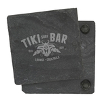 Black Slate Stone Coaster