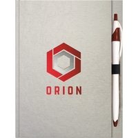 5" x 7" deluxe notepad with foil or deboss imprint,100 sheets... from ASI...