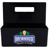 Plastic Table Caddy - Black