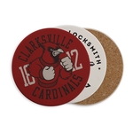 Ceramic Coaster with Cork Bottom Pad