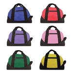 Mini Two-Tone Duffle Bag