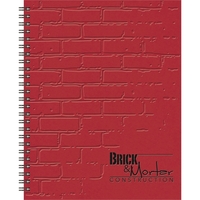 A 7" x 8.75" wire-bound weekly planner with foil or deboss... from ASI 91340...