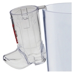 2 oz. Clear Plastic Cowboy Boot Hook Shot Glass