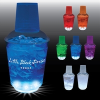 12 oz. Light-Up Plastic Cocktail Shaker. 5 Lights & 3 lighting... from ASI...