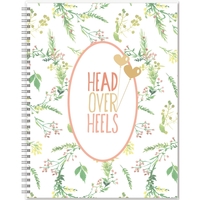 Translucent natural poly front cover monthly planner with full-color insert,...