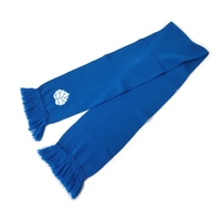 Single-layered knitted acrylic scarf with tassel with embroidery... from ASI...