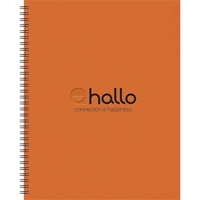 Vertical monthly planner with foil or deboss imprint that measures 8.5"......