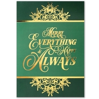 5" x 7" Holiday Greeting Cards in over 100 stock designs,... from ASI 95280...