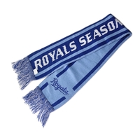 Two-layered knitted acrylic scarf with tassel with embroidery... from ASI...