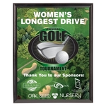 7" x 9" Unisub Sublimatable Plaque with Black Edge