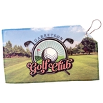 7.5" x 13" White Sublimatable Golf Towel