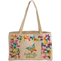 12" x 19" & 5" gusseted custom printed shoulder bag.... from ASI 92531 Unique...