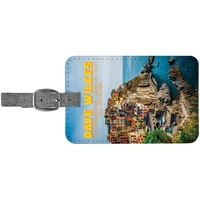 2.75" x 4.25" printed canvas luggage tag.... from ASI 92531 Unique Custom...