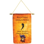 9.5" x 15.75" Sublimatable Banner with Hanging Cord
