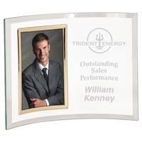 8" x 11" engraved jade glass frame that can hold a... from ASI 92531 Unique...