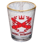 1.5 oz. Sublimatable Shot Glass with Gold Rim