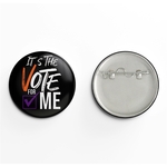 2 1/4" Round Button Full Color w/Safety Pin