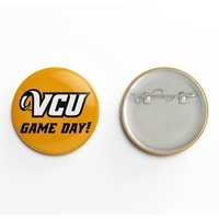 3 1/2" Full color, one piece, round button in metal construction.... from ASI...