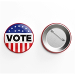 1 1/2" Round Button Full Color w/Safety Pin