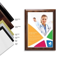 5" x 7" full color plaque for celebrating the accomplishments of... from ASI...