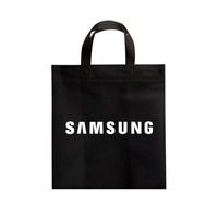 13 1/2" x 14" non-woven polypropylene tote bag with drawstring closure......