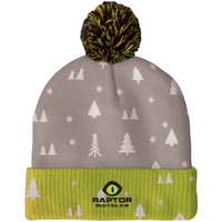 High quality, soft, and warm custom jacquard knit beanie with pom... from ASI...