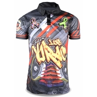 Multisport Athletic Polo shirt with full color imprint all over... from ASI...