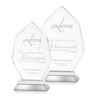 Unique optical award with white optical and aluminum base.... from ASI 84592...