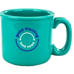 15 oz Yosemite Western Campfire Mug - Aqua