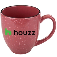 15 Oz Santa Fe Bistro Mug - Coral