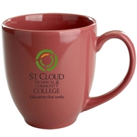 15 oz. coral colored bistro mug with handle.... from ASI 46573 Cooper &...