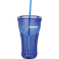 Fountain Soda 16oz Tumbler with Straw... from ASI 42424 ZZ DROPPED -Bullet