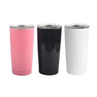 Stainless steel tumbler, 20 oz. with laser imprint on 1 side... from ASI...