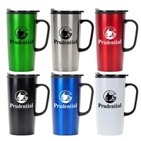 6.89" x 4.75" x 2.88" 20-ounce insulated stainless steel travel mug... from...